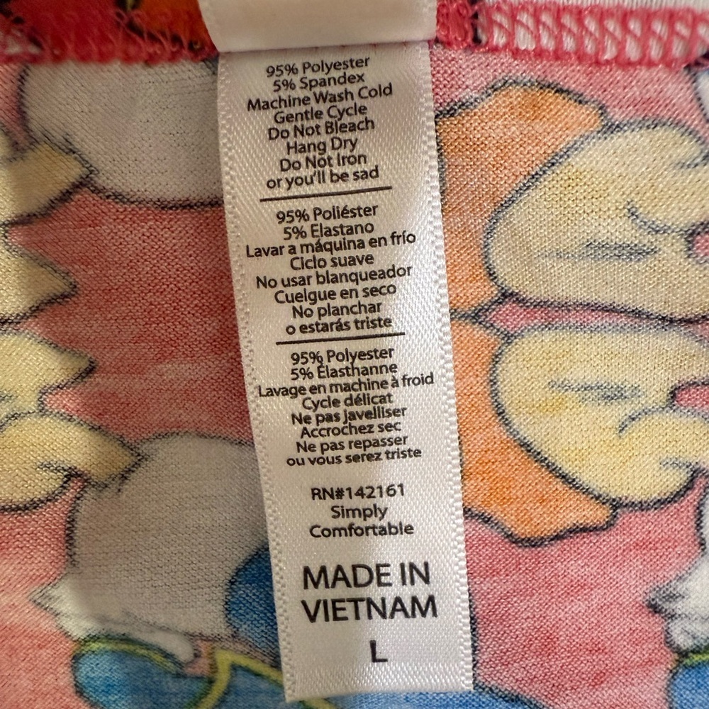LuLaRoe Disney Donald Duck Classic T-Shirt Size Large 🆕🆕🆕 - Picture 7 of 9